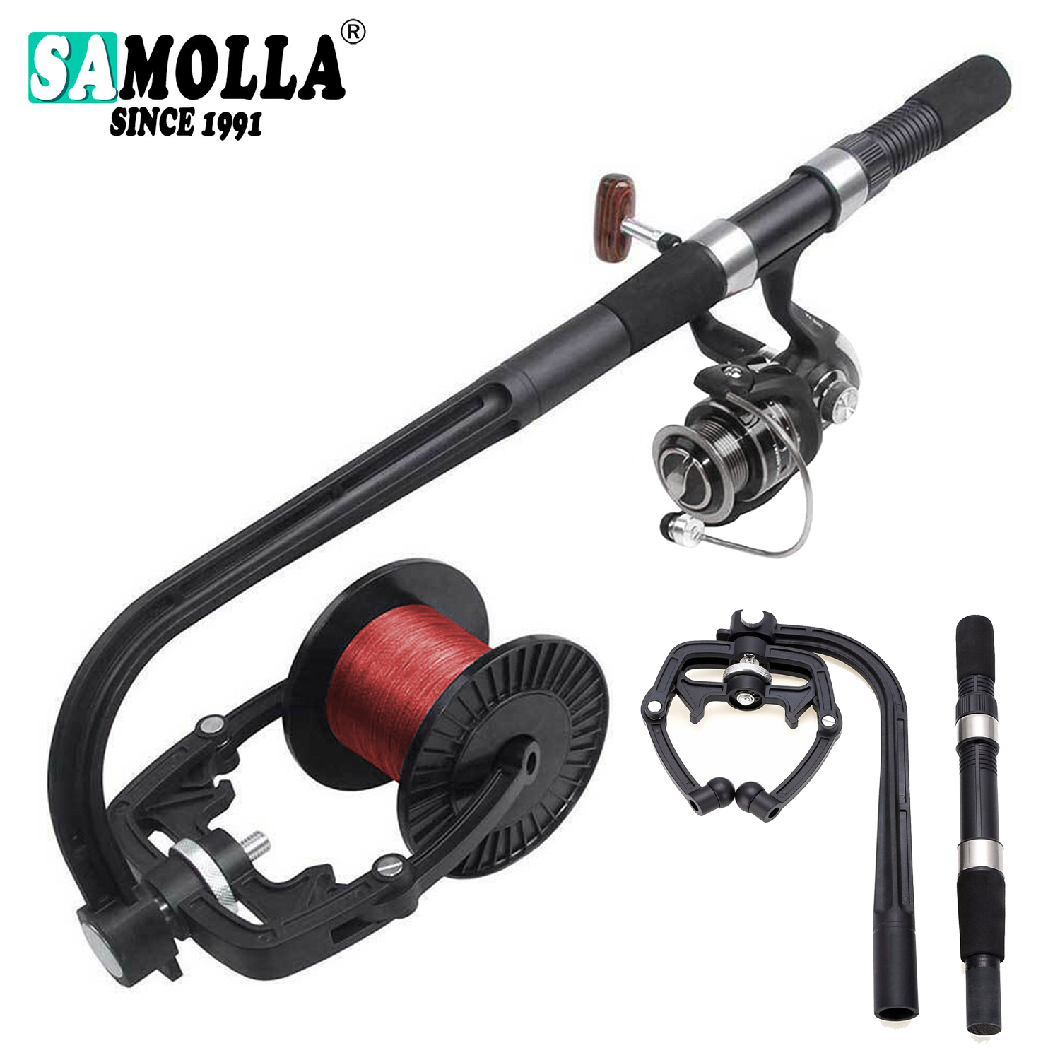Fishing Line Spooler - Spooler senar pancing portabel, penggulung senar
