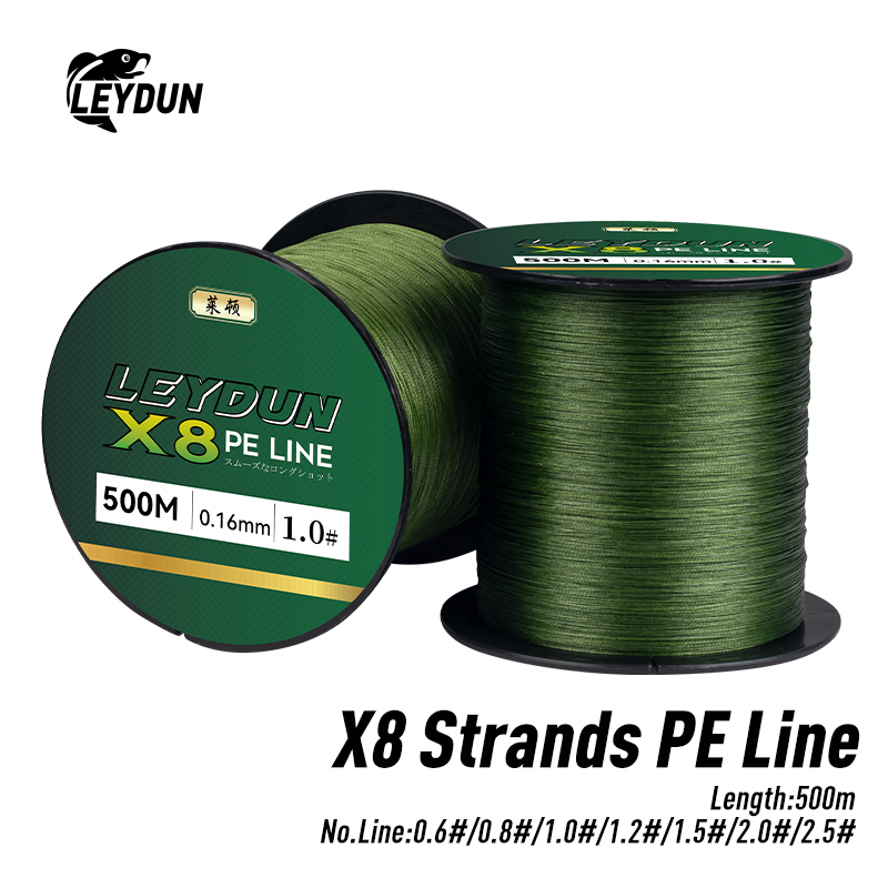Ice Fishing Line - LEYDUN 500m Senar Pancing Mikro Baru