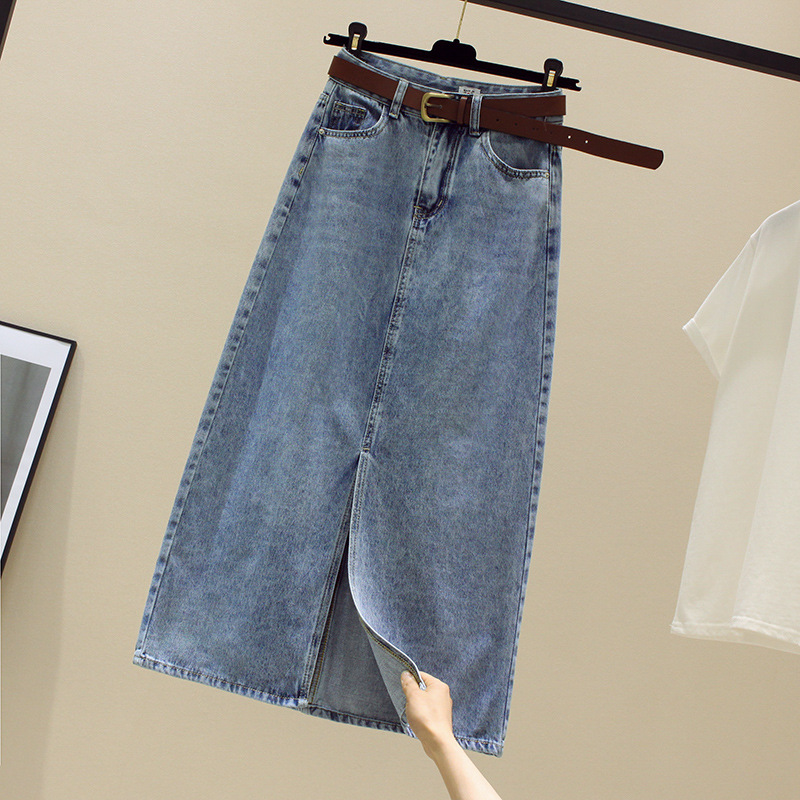 Fly Line - Rok Denim Bokong Bungkus Seksi Rok