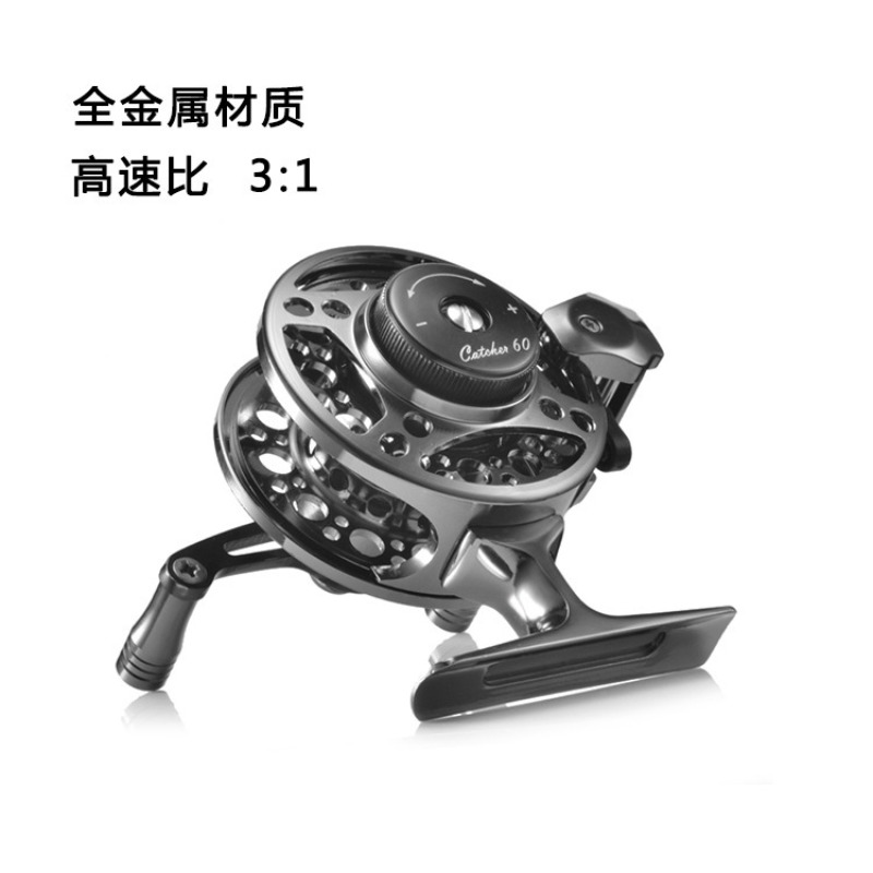Reel Pancing Depan Full Metal  - Ice Fishing Line ulasan dan harga