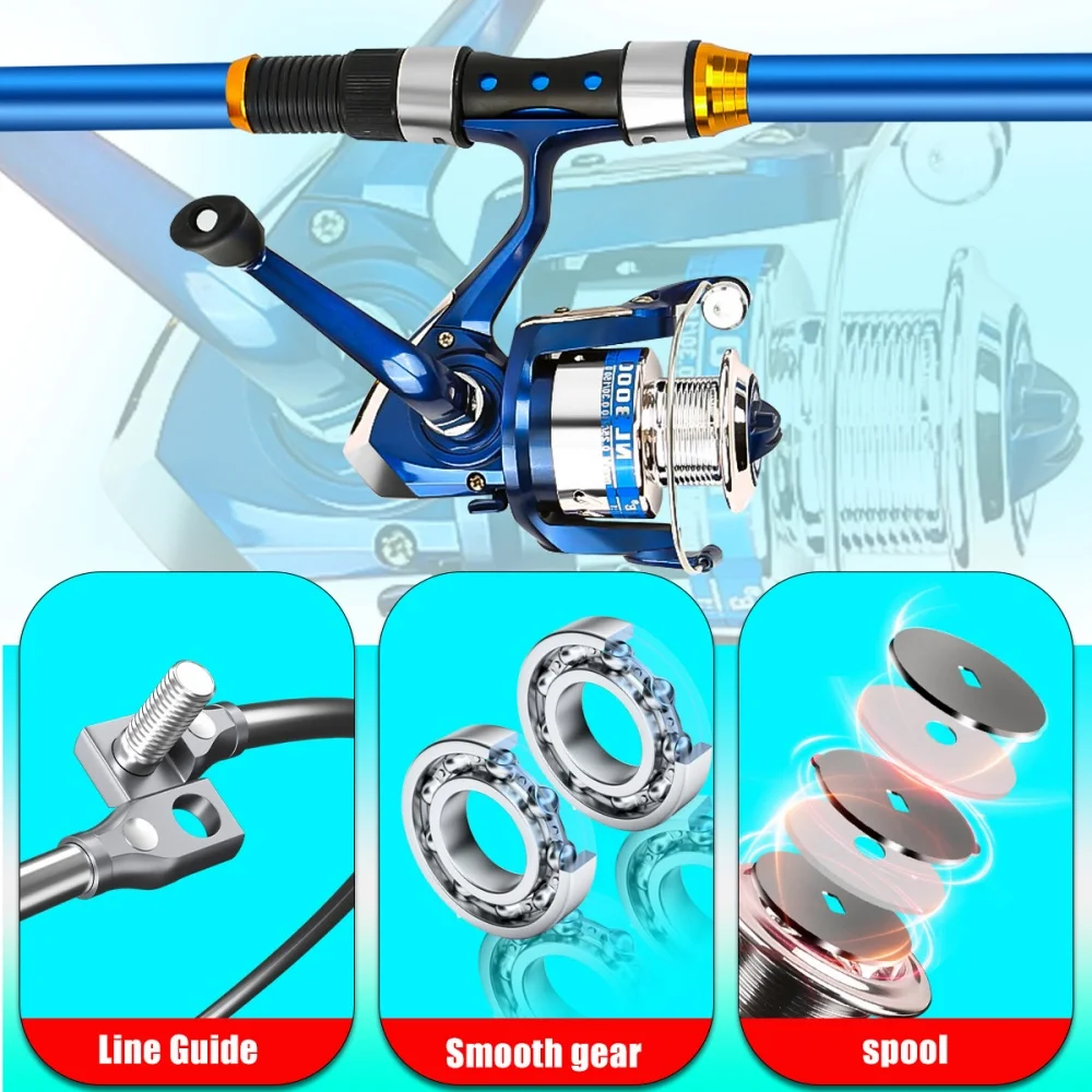 Set Joran Pancing Serat Kaca T - Freshwater Line ulasan dan harga
