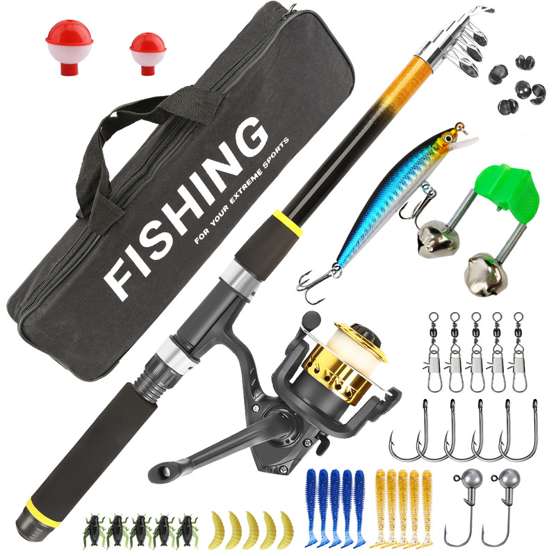 Set Joran Pancing Teleskopik F - Freshwater Line ulasan dan harga