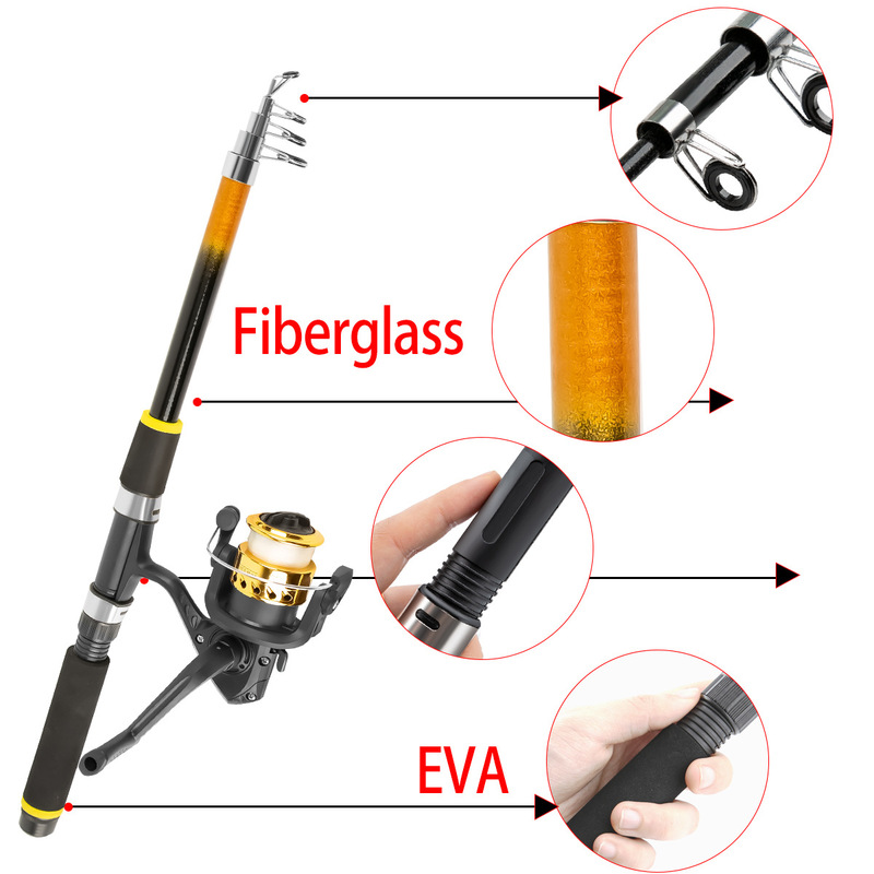 Set Joran Pancing Teleskopik F - Freshwater Line ulasan dan harga
